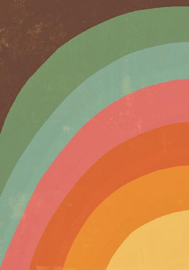 Mid century rainbow