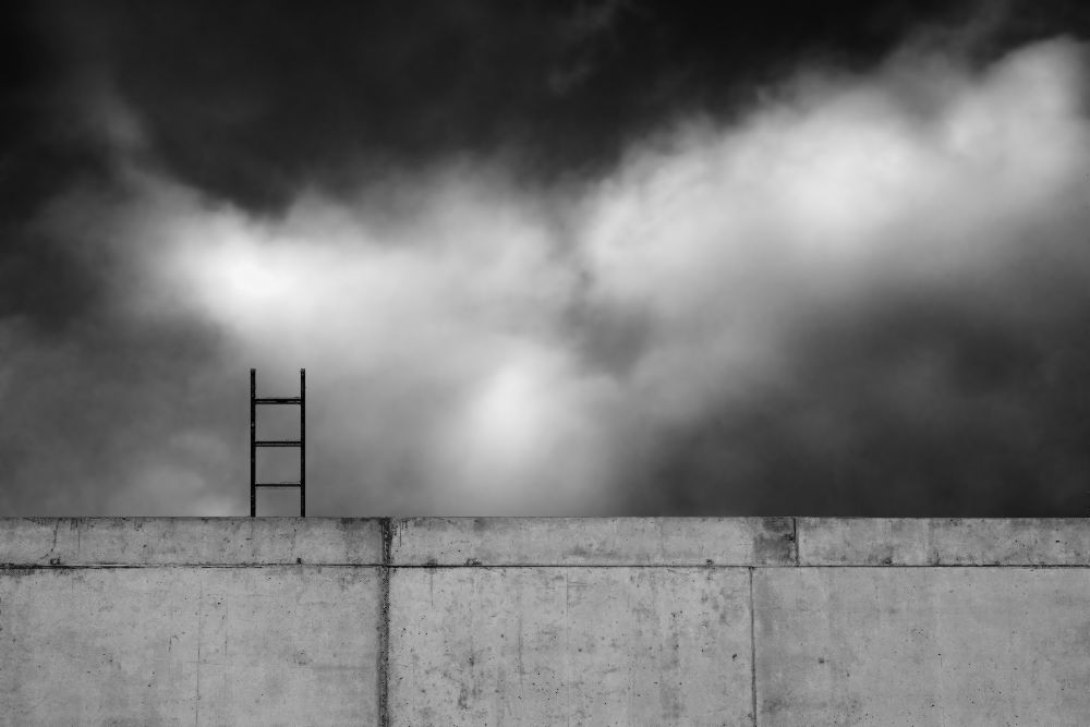 Ladder and wall... à Gilbert Claes