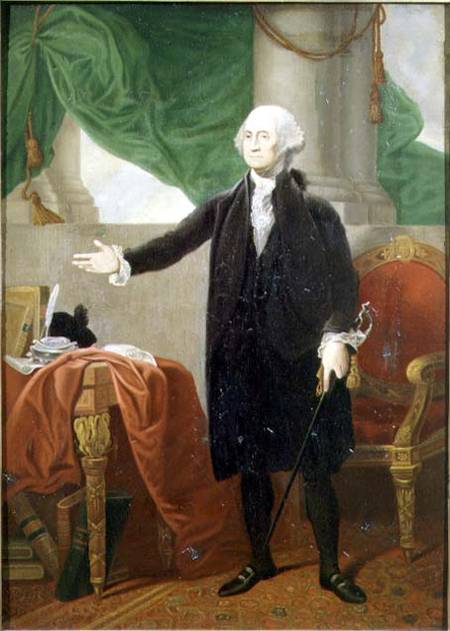 Portrait of George Washington (1732-99), first President of the United States à Gilbert Stuart
