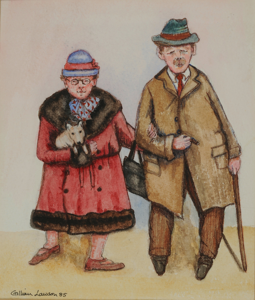 Elderly Couple à  Gillian  Lawson