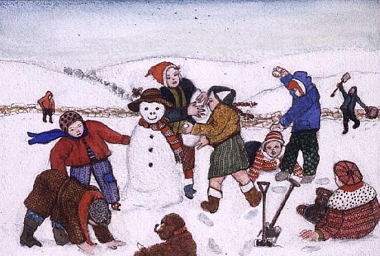 Playing in the Snow  à  Gillian  Lawson