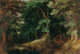 Paysage de foret , 1598.