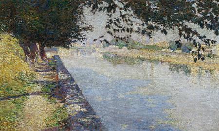 On banks of Arno, 1891