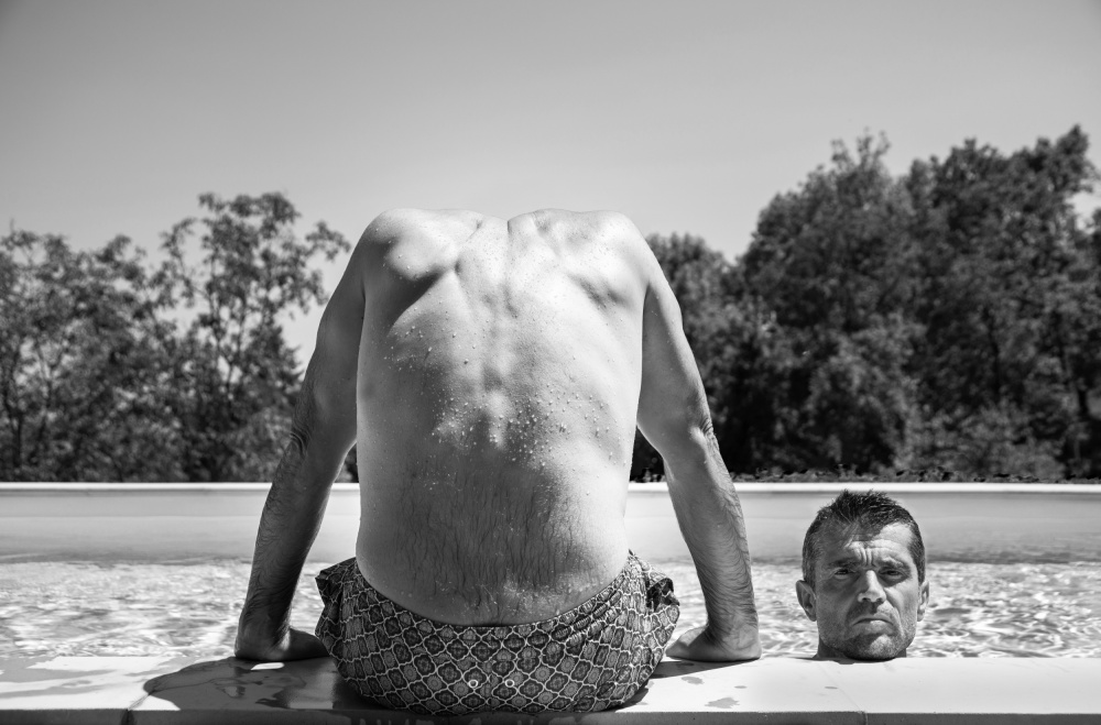 Summer selfportrait à Giorgio Toniolo
