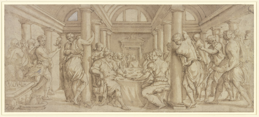 The Wedding of Esther and Ahasuerus à Giorgio Vasari
