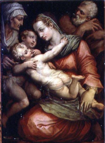 Holy Family with St. Anne and St. John the Baptist à Giorgio Vasari