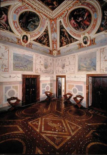 View of the Sala di Cosimo I à Giorgio Vasari