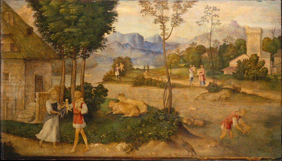 The Finding of Romulus and Remus à Giorgione
