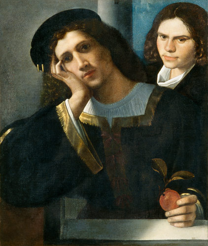 Double Portrait à Giorgione (alias Giorgio Barbarelli ou da Castelfranco)