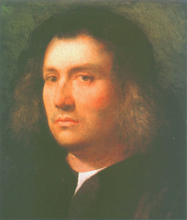 Portrait de Terris à Giorgione (alias Giorgio Barbarelli ou da Castelfranco)