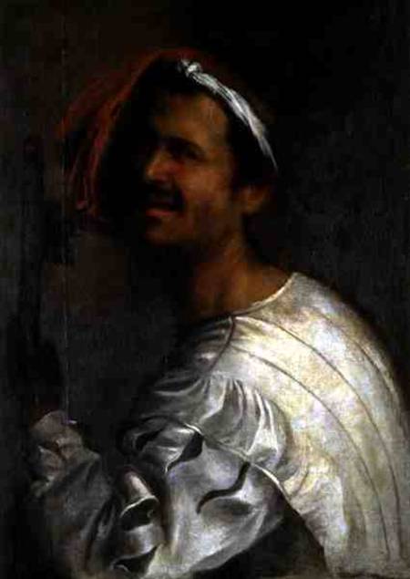 Singer with his Flute à Giorgione (alias Giorgio Barbarelli ou da Castelfranco)