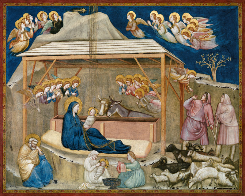 Die Geburt Christi à Giotto di Bondone