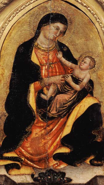 Maria mit dem Jesusknaben. à Giotto di Bondone