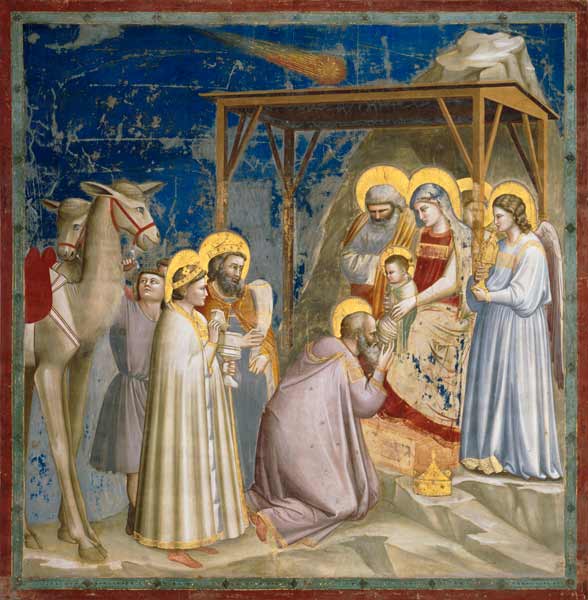 Giotto, L''Adoration des Mages à Giotto di Bondone