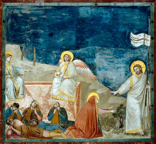 Giotto,La Resurrection (Noli me tangere) - Artist Artist en