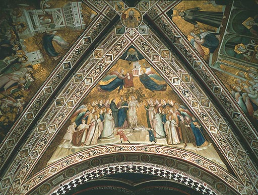 Die Allegorie der Armut à Giotto di Bondone