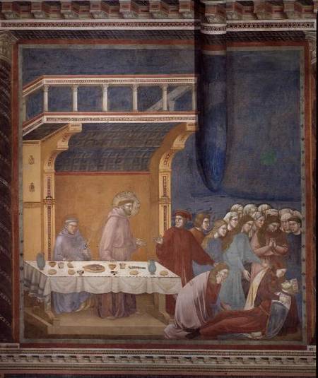 The Death of the Knight of Celano à Giotto di Bondone