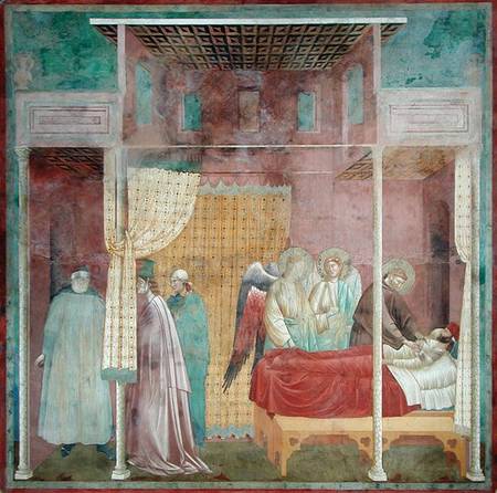 St. Francis Cures the Injured Man from Lerida à Giotto di Bondone