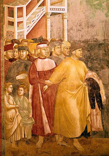 St. Francis Renounces all Worldly Goods, detail of Pietro di Bernardone à Giotto di Bondone