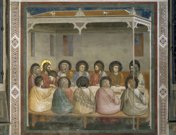 Giotto, La Cene à Giotto di Bondone