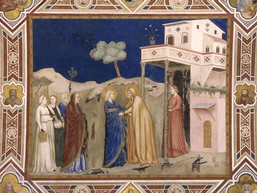 Die Heimsuchung à Giotto di Bondone