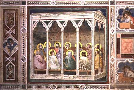 The Pentecost à Giotto di Bondone