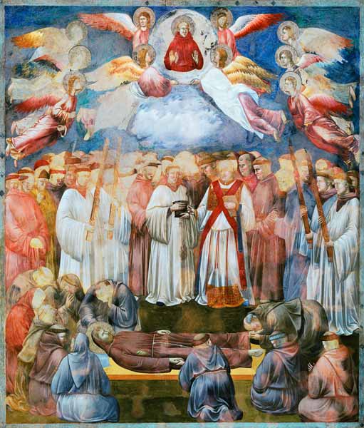 The Death of St. Francis à Giotto di Bondone