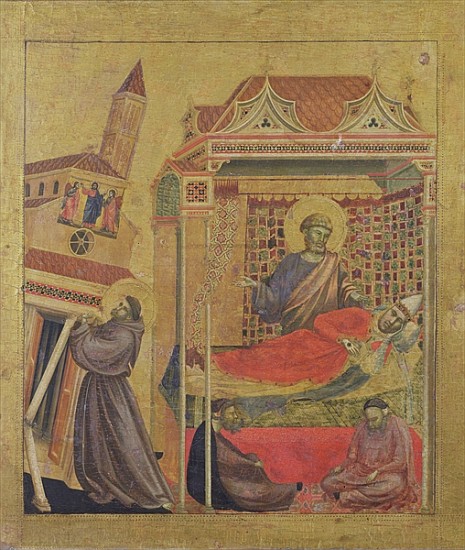 The Vision of Pope Innocent III, c.1295-1300 à Giotto di Bondone