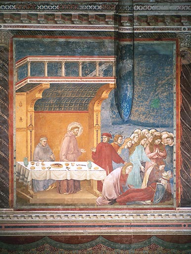 Der Tod des Ritters von Celano à Giotto di Bondone