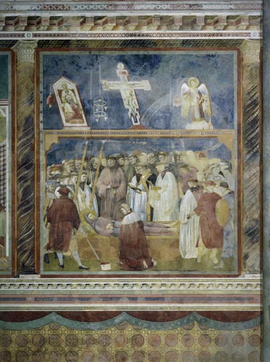 Der unglaeubige Hieronymus ueberzeugt sich von der Echtheit der Wundmale des hl. Franziskus à Giotto di Bondone