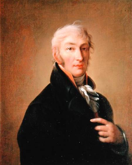 Portrait of Nikolay Mikhaylovich Karamzin (1766-1826) à Giovan Battista Ortolani-Damon