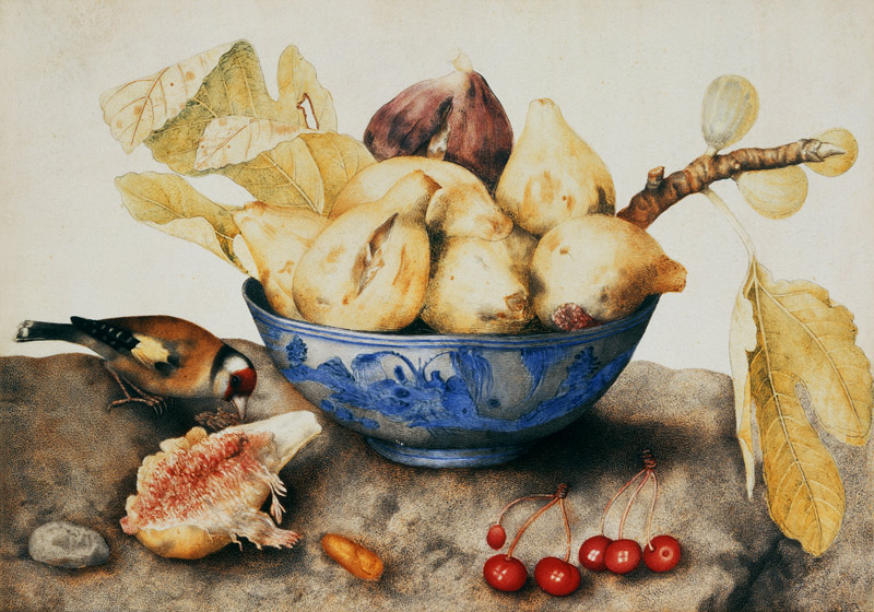 G.Garzoni / Bowl with Figs / c.1650 à Giovanna Garzoni