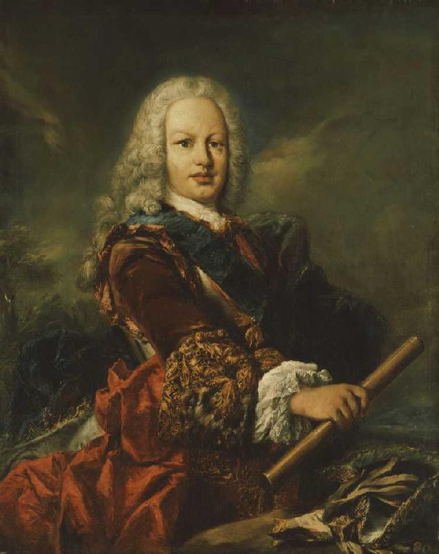 König Ferdinand VI von Spanien (1713-1759). à Giovanni Antonio Guardi