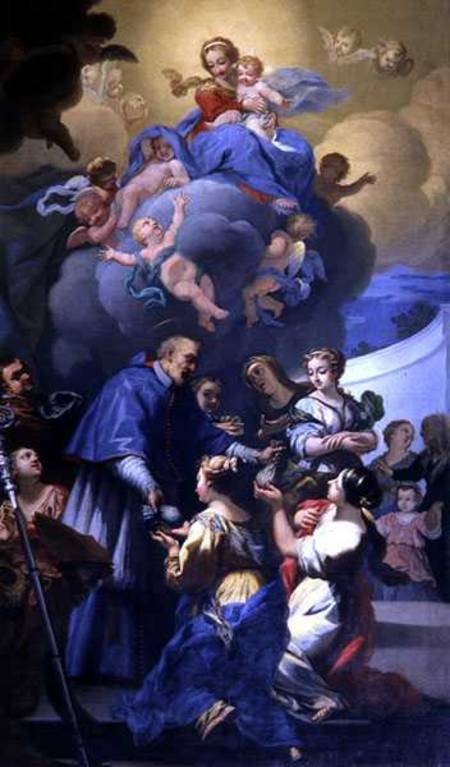 St. Nicholas Distributes his Three Bags of Gold à Giovanni Antonio Pucci