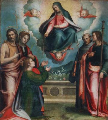 The Madonna of the Girdle, 1521 à Giovanni Antonio Sogliani