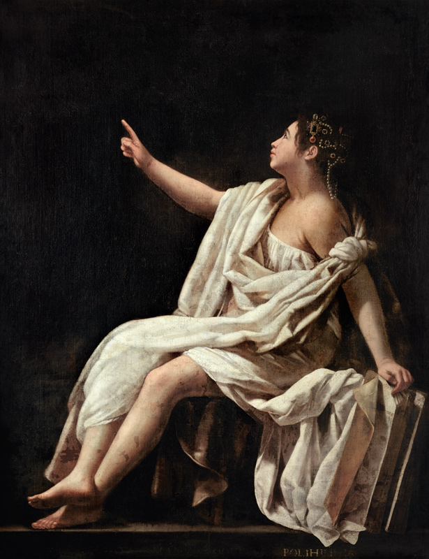 Polyhymnia, the Muse of Lyric Poetry à Giovanni Baglione