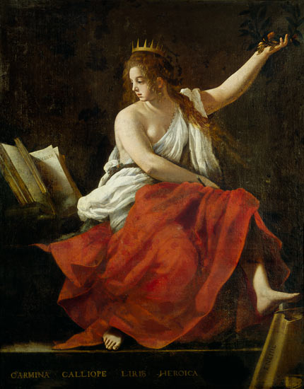 Calliope, Muse of Epic Poetry à Giovanni Baglione