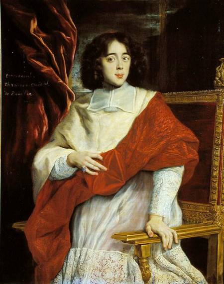 Emmanuel-Theodose de la Tour d'Auvergne (1643-1715) Cardinal de Bouillon à Giovanni Batt. Baccicio Gaulli