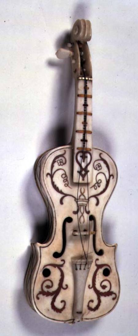 Front of a violin à Giovanni Battista Cesarini