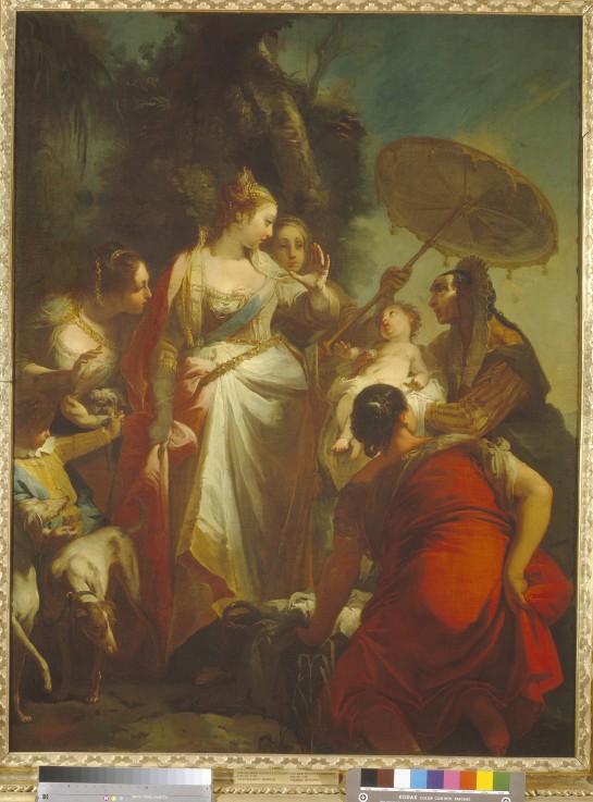 The Finding of Moses à Giovanni Battista Crosato