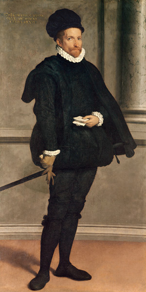 Portrait of the noble Bernardo Spini à Giovanni Battista Moroni