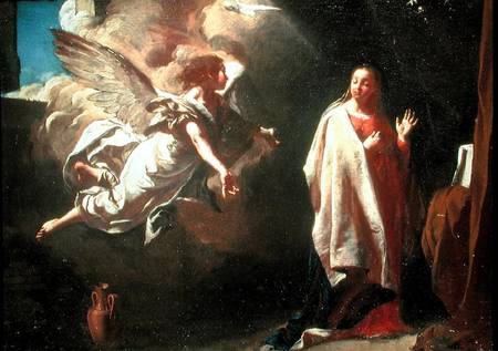 The Annunciation à Giovanni Battista Piazzetta