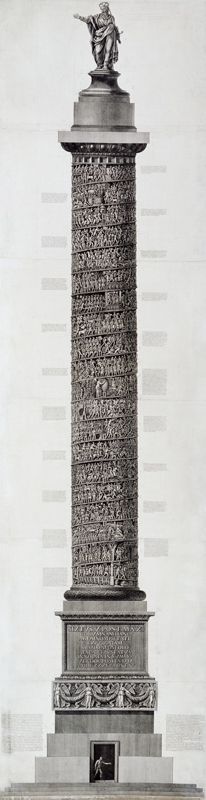 Trajan's Column à Giovanni Battista Piranesi