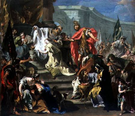 The Sacrifice of Jephthah's Daughter à Giovanni Battista Pittoni
