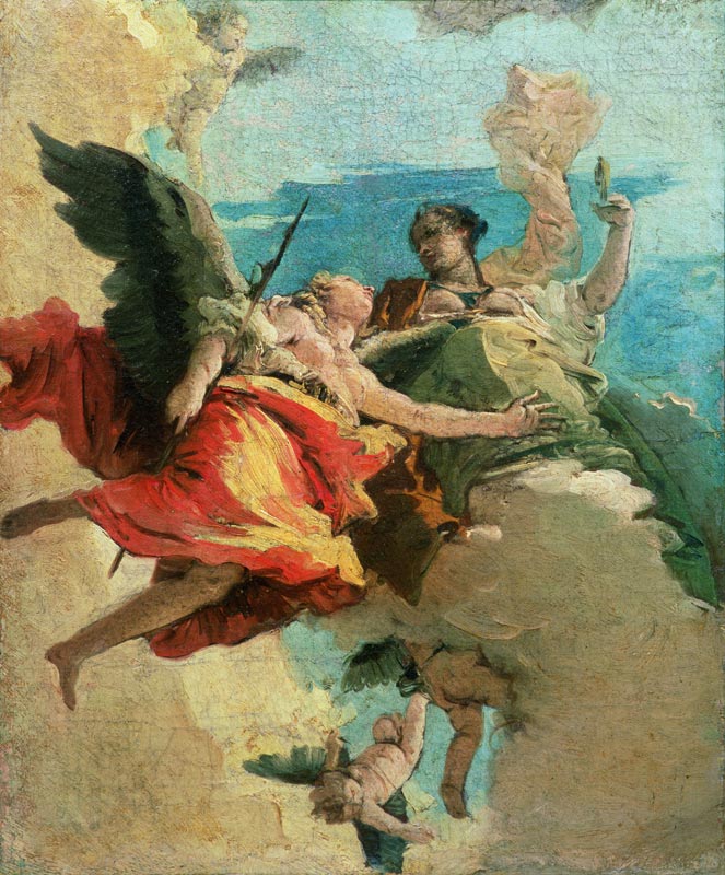 Allegorical scene à Giovanni Battista Tiepolo
