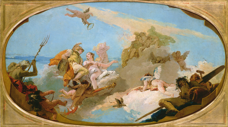 Apotheosis of Admiral Vittor Pisani à Giovanni Battista Tiepolo