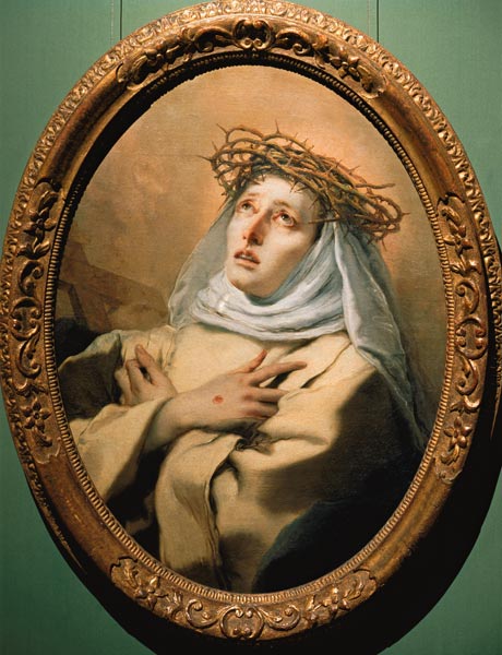 G.-B. Tiepolo, Ste Catherine de Sienne à Giovanni Battista Tiepolo