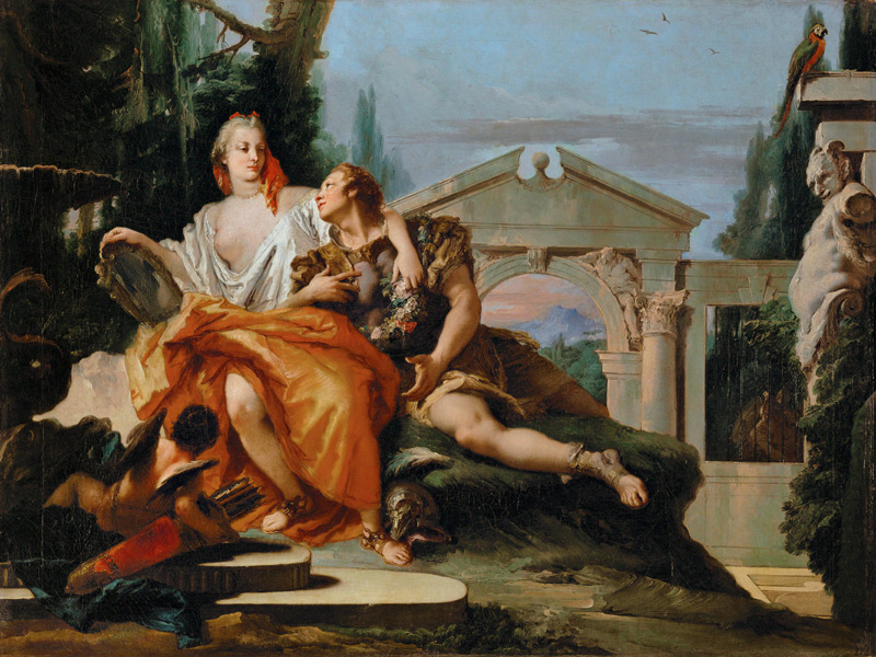 Rinaldo sous le charme de Armida à Giovanni Battista Tiepolo