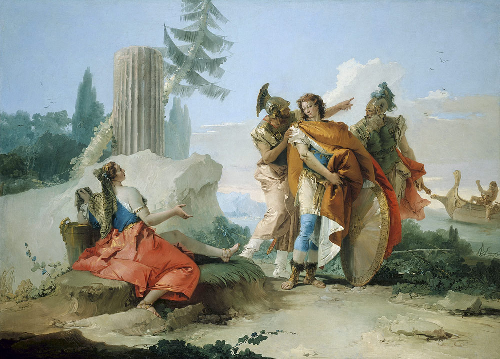 Rinaldo quitte Armida à Giovanni Battista Tiepolo
