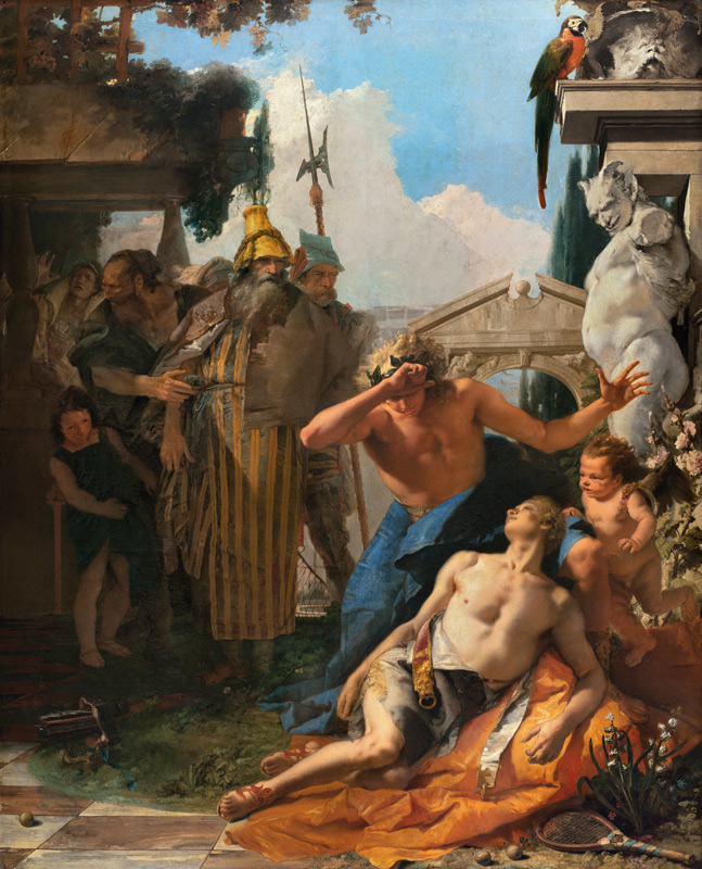 La mort de Hyacinthe à Giovanni Battista Tiepolo